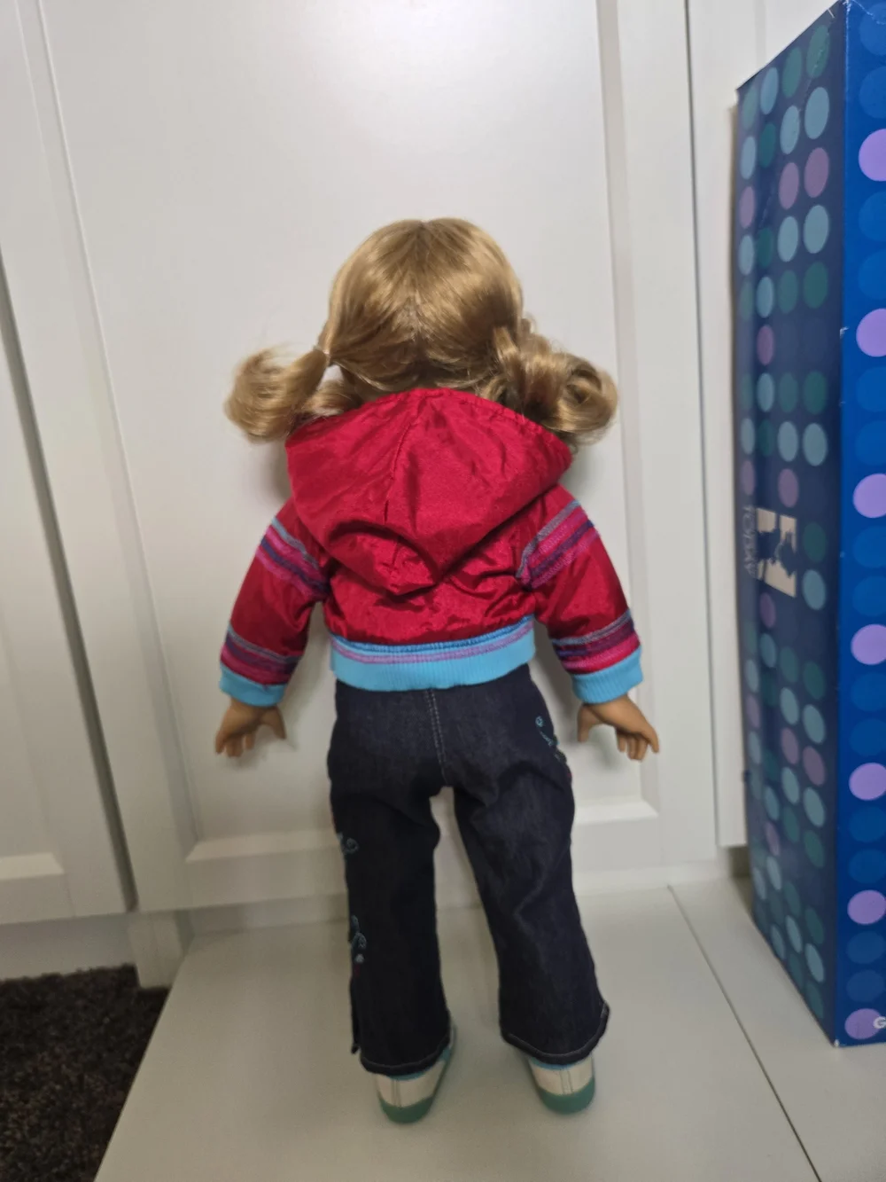American Girl doll Just Like You/jly #21 girl of today with pin curls in box